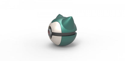 Imagen de Pokeball Artesanal Snorlax parte de nuestra colección en Espadas y más, sitio oficial.