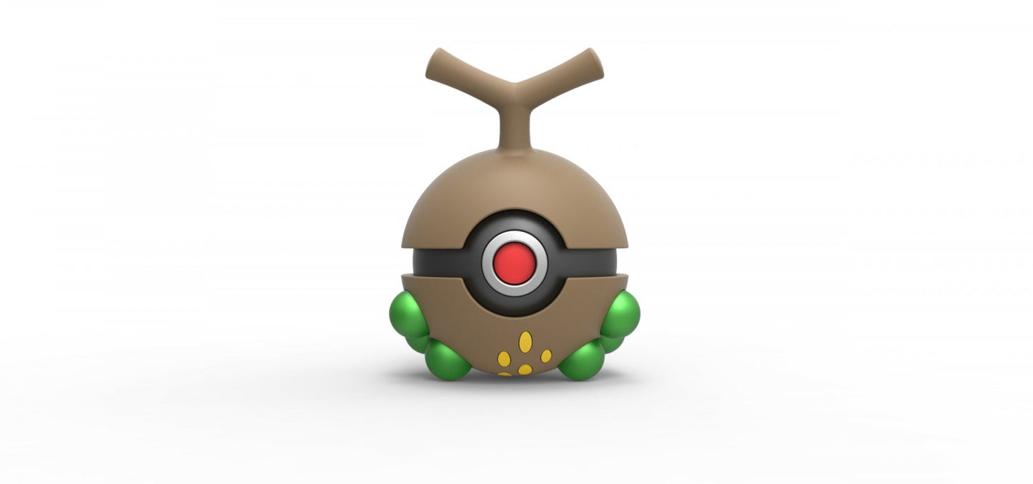 Imagen de Pokeball Artesanal Sudowoodo parte de nuestra colección en Espadas y más, sitio oficial. Esta imagen describe  pokeball