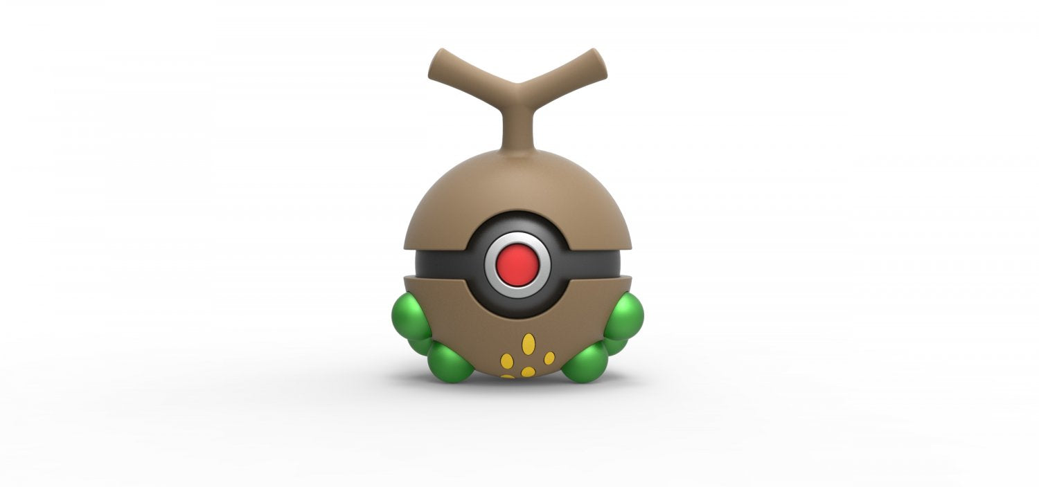 Imagen de Pokeball Artesanal Sudowoodo parte de nuestra colección en Espadas y más, sitio oficial. Esta imagen describe  pokeball