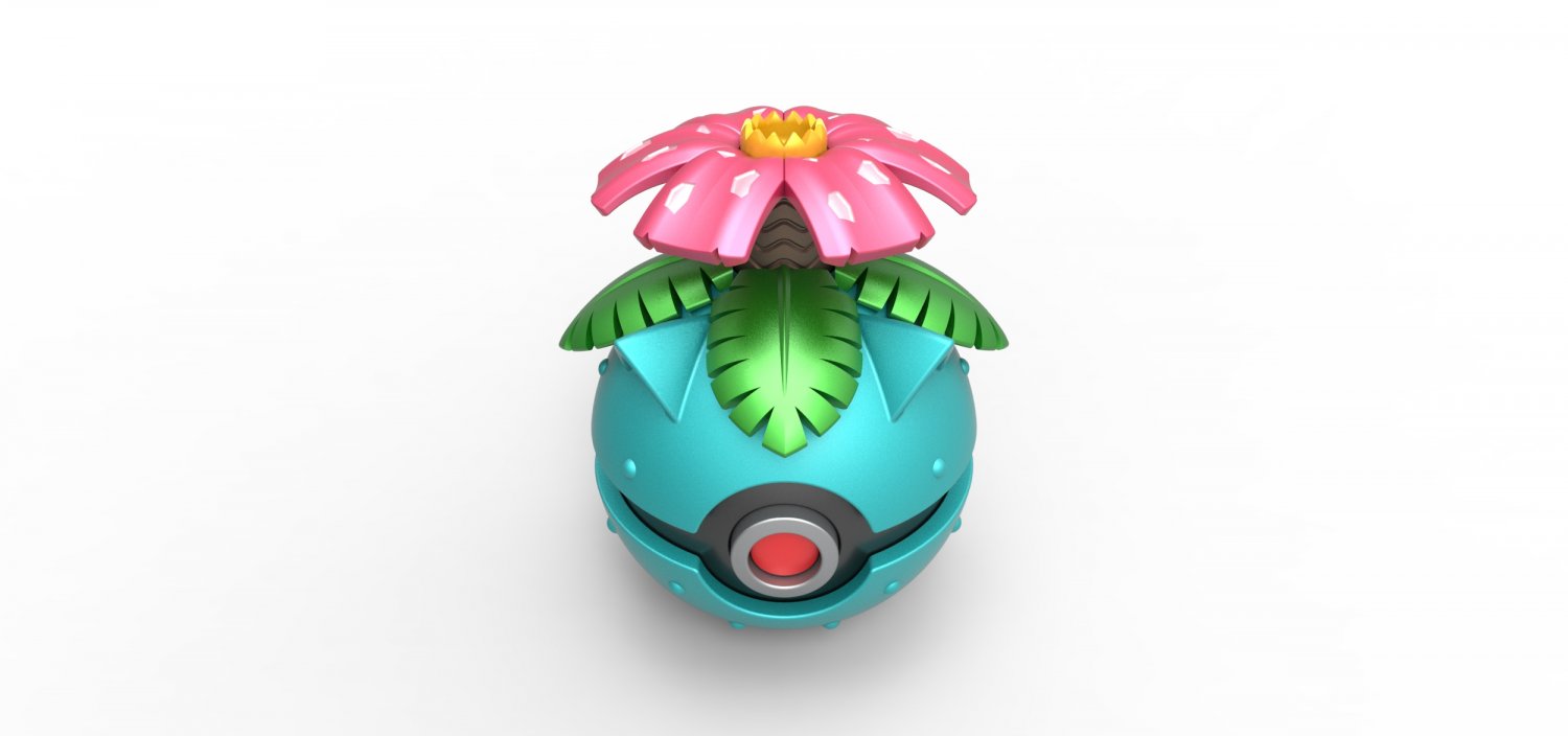 Imagen de Pokeball Artesanal Venusaur parte de nuestra colección en Espadas y más, sitio oficial. Esta imagen describe  pokeball