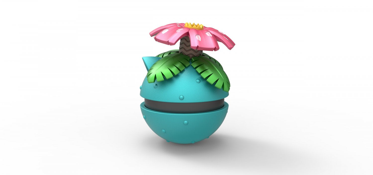 Imagen de Pokeball Artesanal Venusaur parte de nuestra colección en Espadas y más, sitio oficial. Esta imagen describe  pokeball