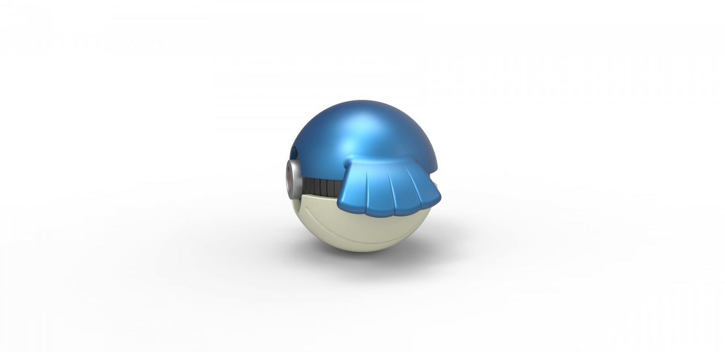 Imagen de Pokeball Artesanal Wailmer parte de nuestra colección en Espadas y más, sitio oficial.