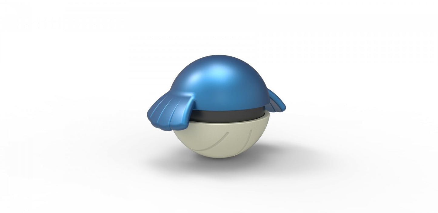 Imagen de Pokeball Artesanal Wailmer parte de nuestra colección en Espadas y más, sitio oficial.