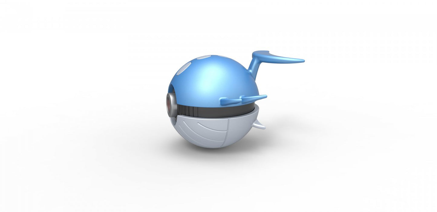 Imagen de Pokeball Artesanal Wailord parte de nuestra colección en Espadas y más, sitio oficial.