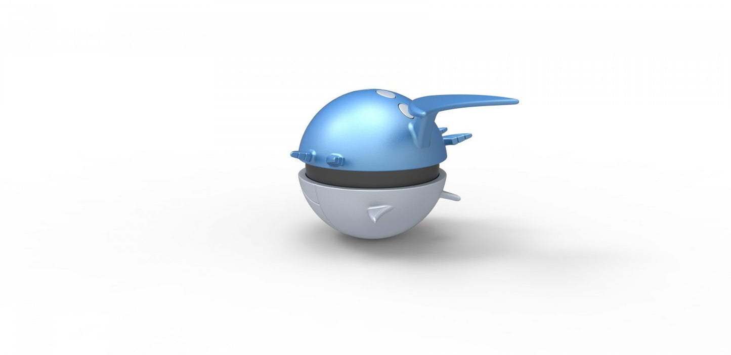 Imagen de Pokeball Artesanal Wailord parte de nuestra colección en Espadas y más, sitio oficial.