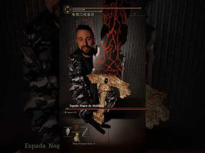 Espada Negra de Maliketh Réplica Decorativa Elden Ring