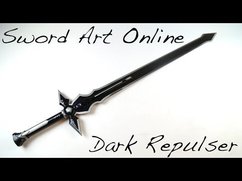 Black Dark Repulser sword Sword art online