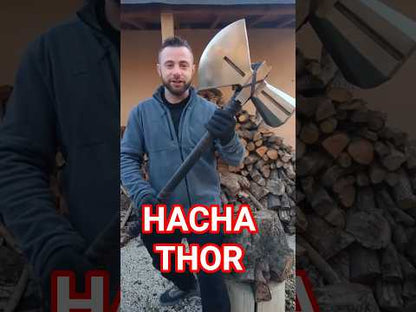 Stormbreaker o hacha de Thor de metal, funcional afilada o sin afilar