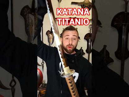 Katana Funcional bañada en Titanio S6064