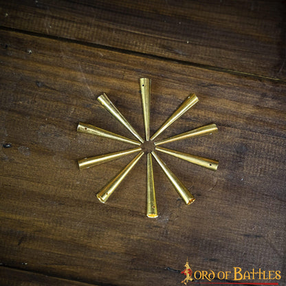 Aiglets Medievales de Latón - Juego de 10 Puntas de Cordón Resistentes (3,6 Cm) - Imagen 9
