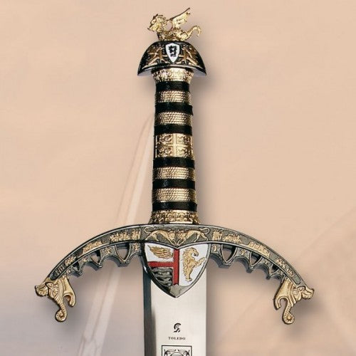 Imagen de Espada Ricardo Corazón de León parte de nuestra colección en Espadas y más, sitio oficial.