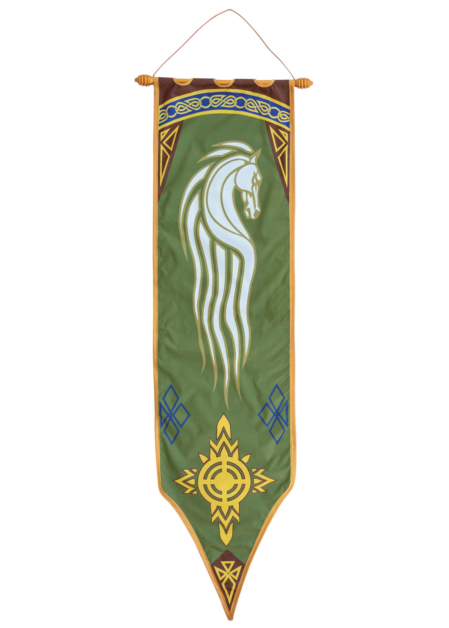 Imagen de Estandarte de Rohan con licencia oficial - El Señor de los Anillos parte de nuestra colección en Espadas y más, sitio oficial.