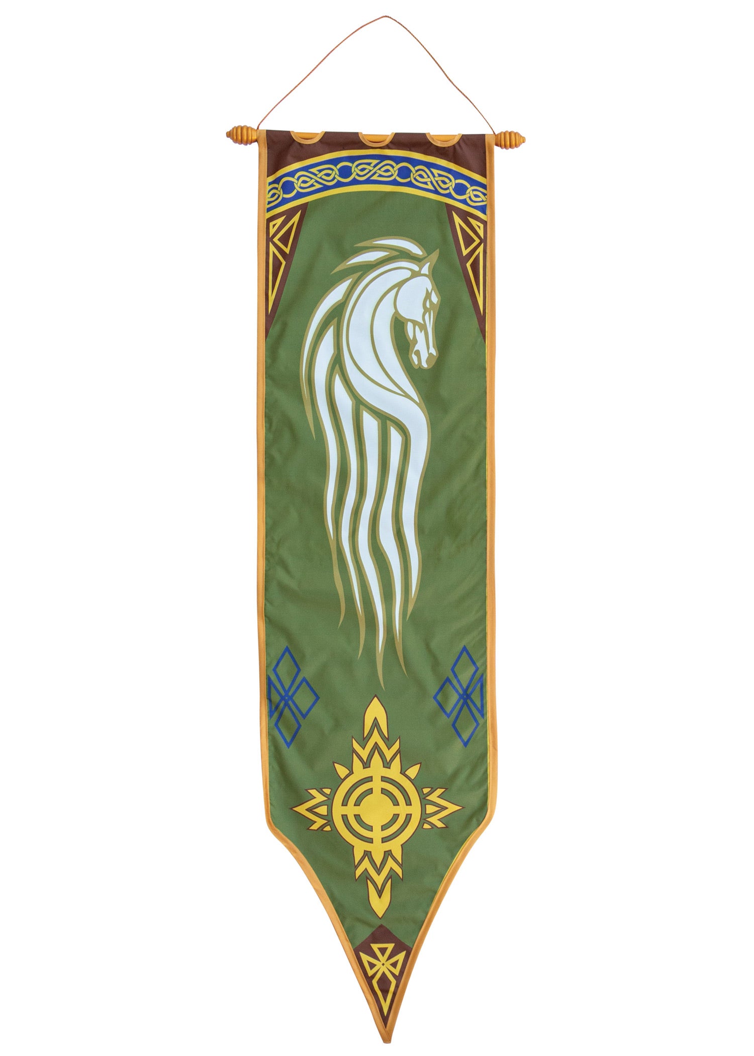 Imagen de Estandarte de Rohan con licencia oficial - El Señor de los Anillos parte de nuestra colección en Espadas y más, sitio oficial.