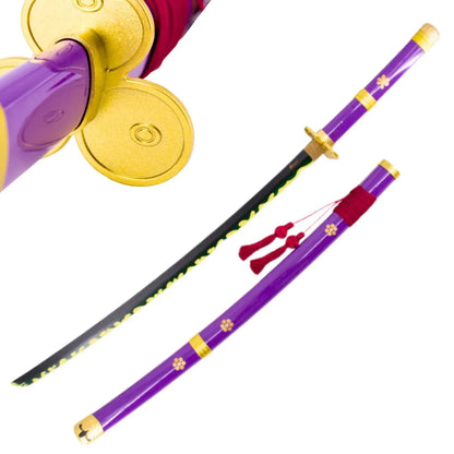 Imagen de Pack 3 Katanas de Zoro hoja de bambú - Obsequio expositor parte de nuestra colección en Espadas y más, sitio oficial.