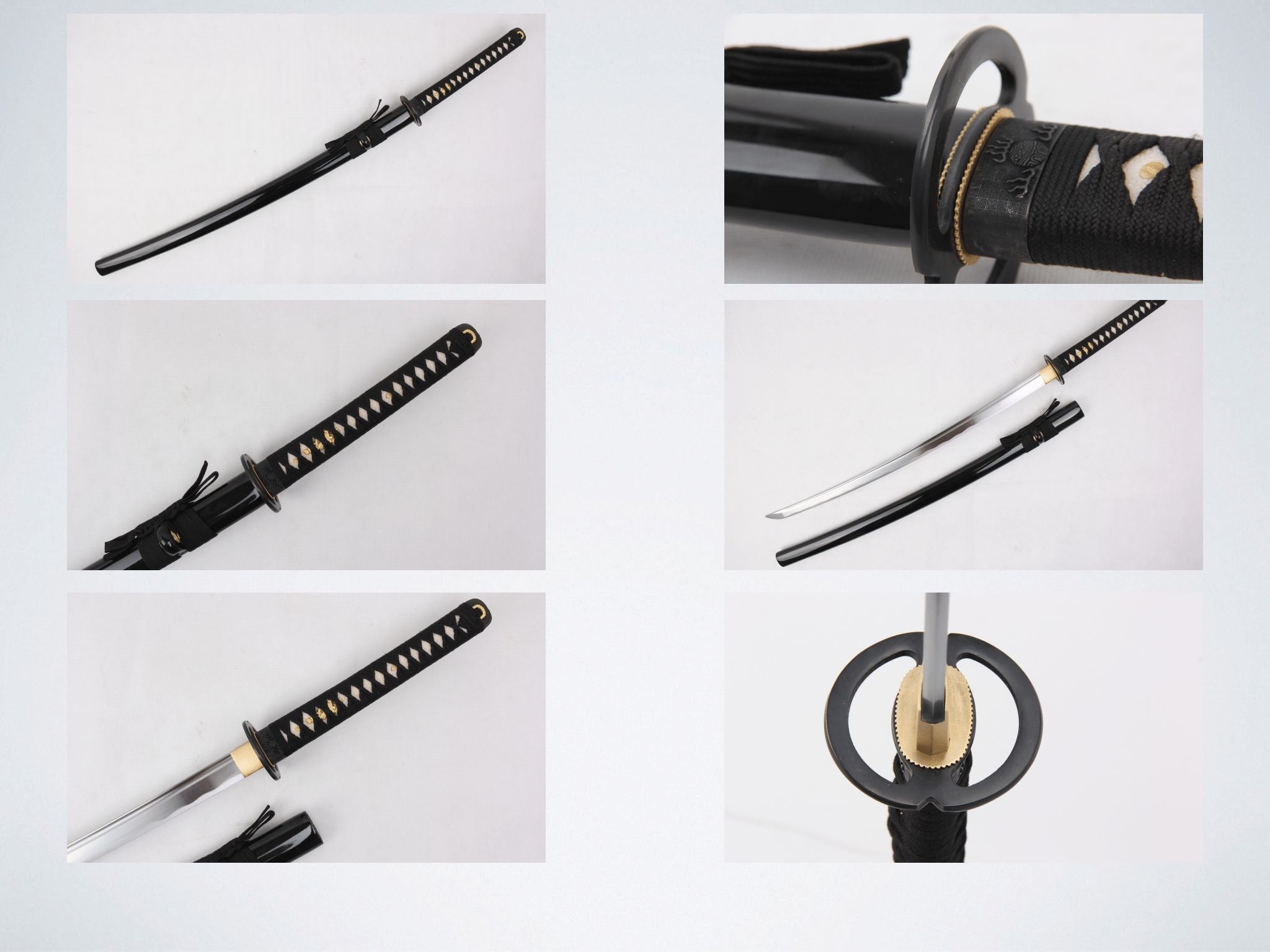 Katana YariNoHanzo Prático Mushashi Katana Kuroi