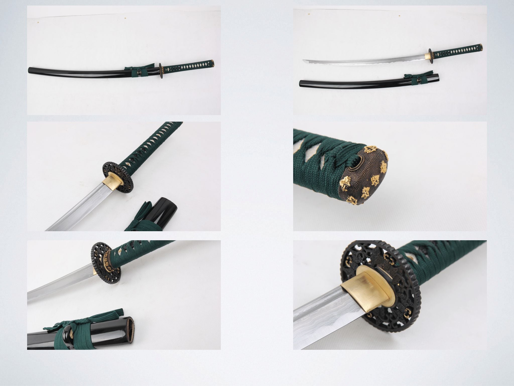 Katana YariNoHanzo Dobrada Verde