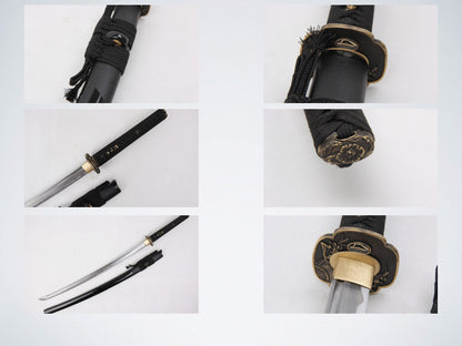 Katana YariNoHanzo Acero plegado Performance
