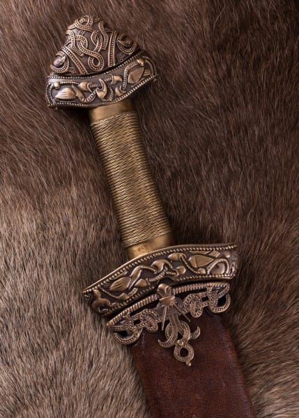 Espada Vikinga Odín, En Bronce Con Vaina - Espadas Y Oro De Toledo