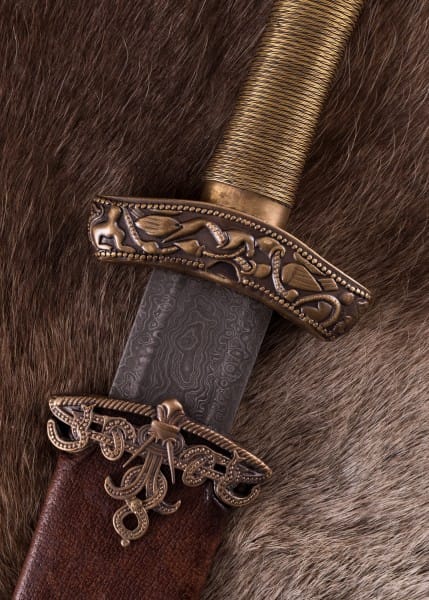 Espada vikinga de Dybäck con vaina, acero damasco 0116040900 - Espadas y Más