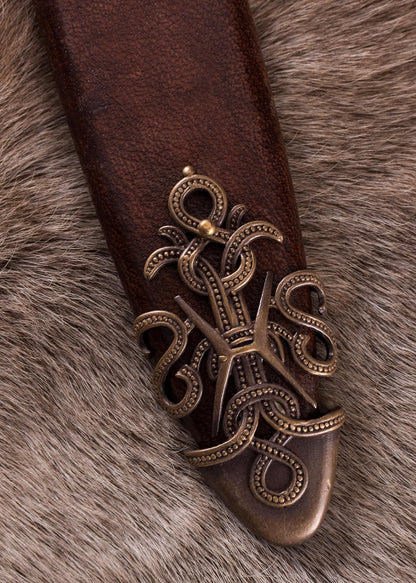 Espada vikinga hecha de Dybäck con vaina, hoja de acero al carbono endurecido 0116040901 - Espadas y Más