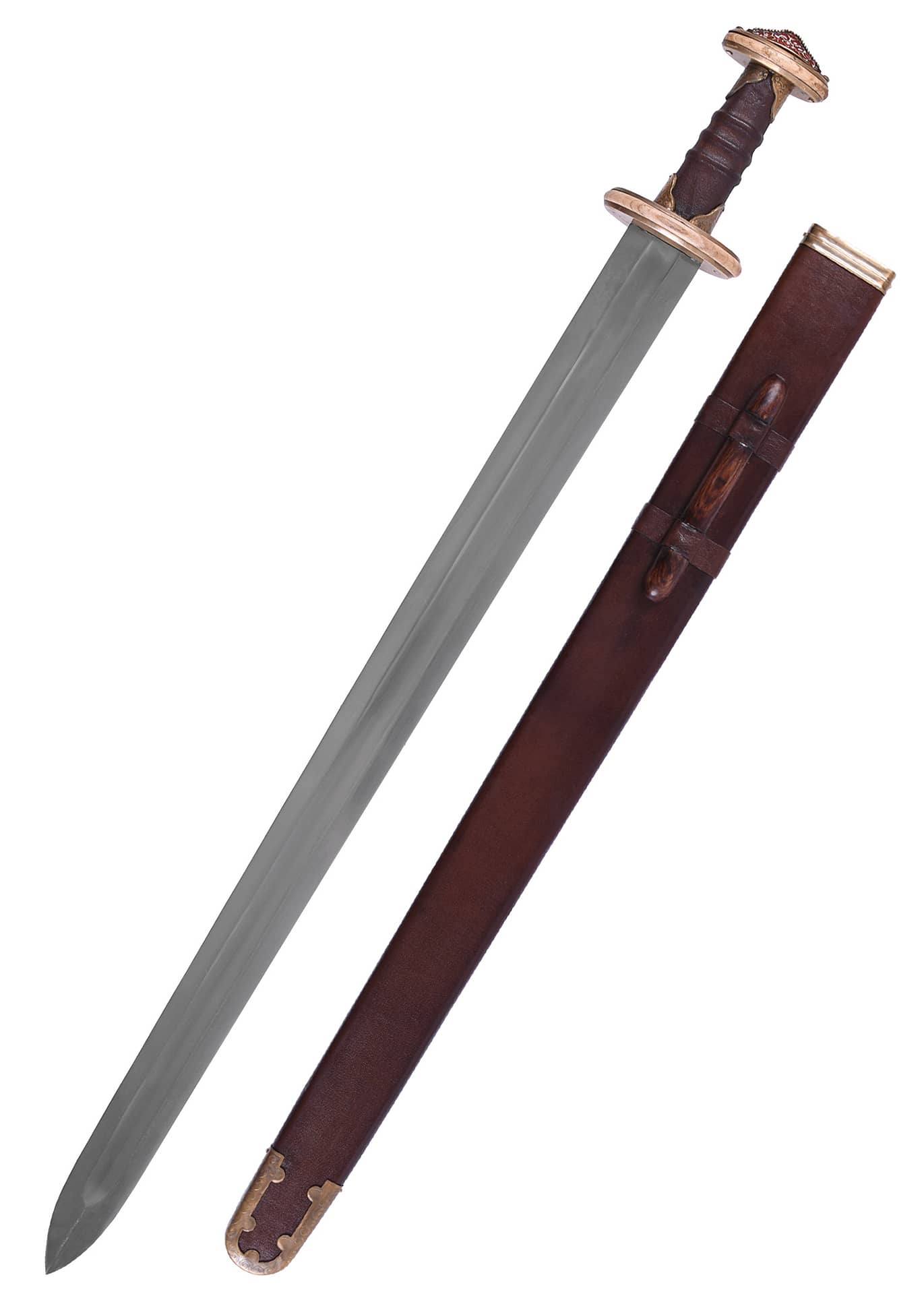 Espada anglosajona temprana Sutton Hoo con vaina, siglo VII. 0116041000 - Espadas y Más