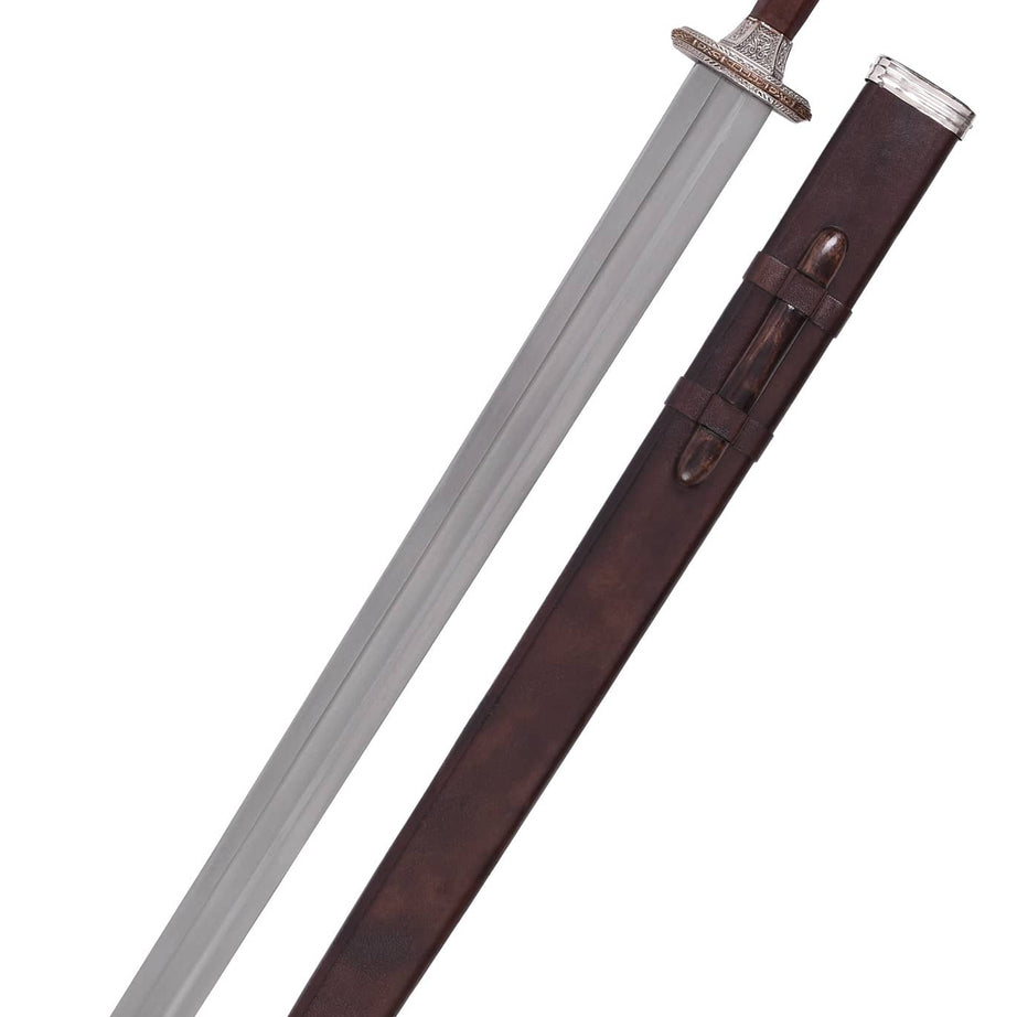 Espada Vendelzeit con vaina, empuñadura de latón, estañada 0116041100 - Espadas y Más