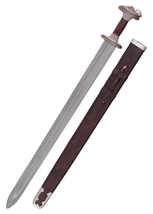 Espada Vendelzeit con vaina, empuñadura de latón, estañada 0116041100 - Espadas y Más