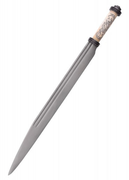 Saxo largo vikingo con mango de hueso en estilo Jellinge, siglo 10 - 0116202300 - Espadas y Más