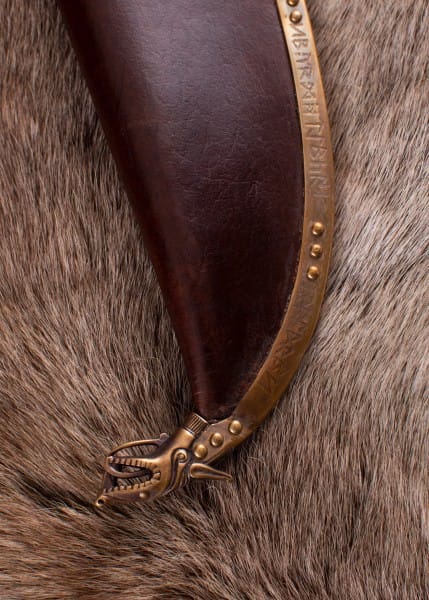 Saxo largo vikingo con mango de hueso en estilo Jellinge, siglo 10 - 0116202300 - Espadas y Más