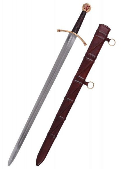 Espada Robert Bruce, espada medieval decorativa de una mano con vaina 0116328000 - Espadas y Más