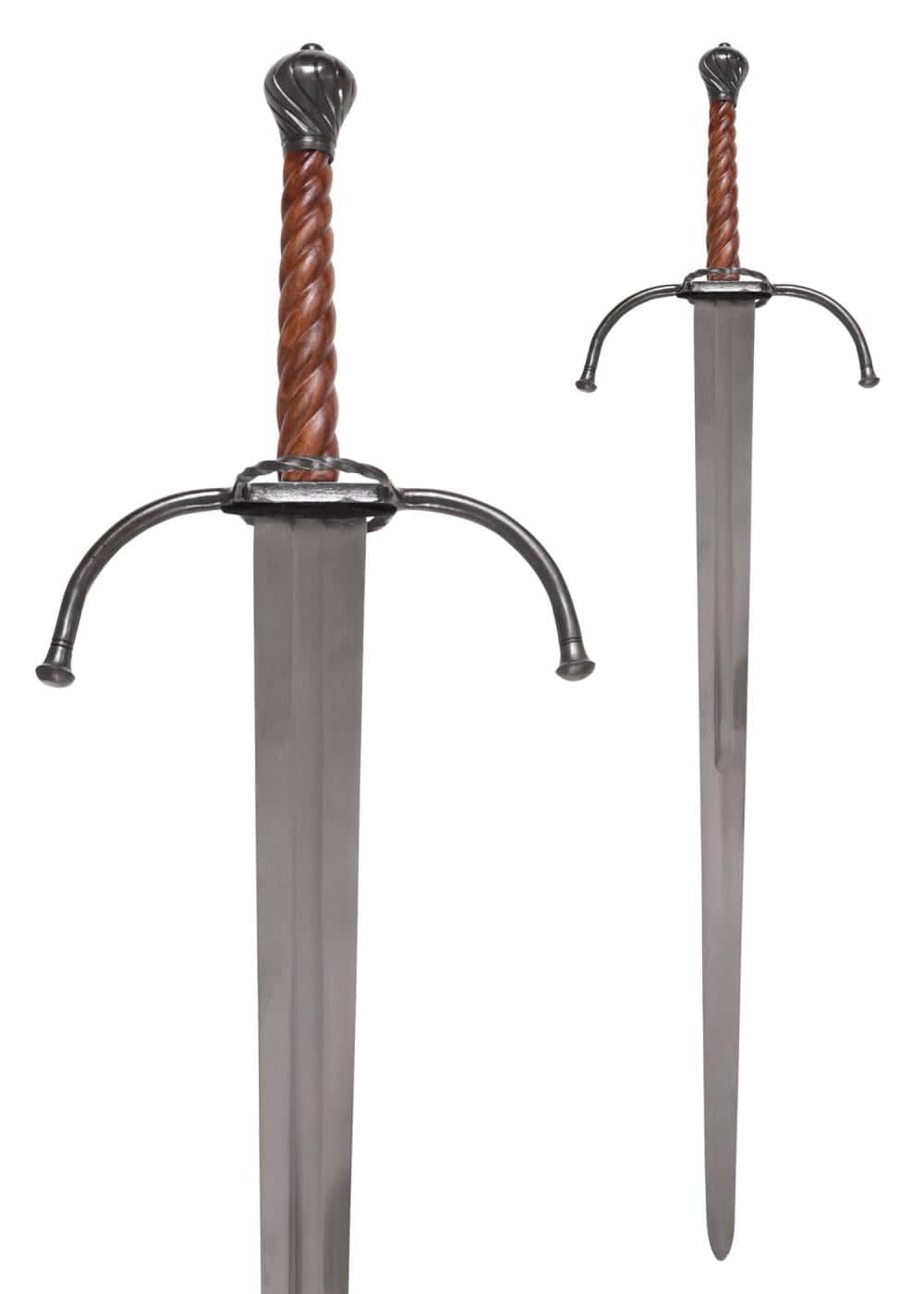 0116340106 Espada funcional de 2 manos de la baja Edad Media - Espadas y Más
