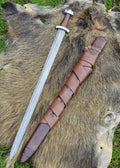 Imagen de Espada vikinga Godfred, con hoja de Damasco 0116696604 parte de nuestra colección en Espadas y más, sitio oficial.
