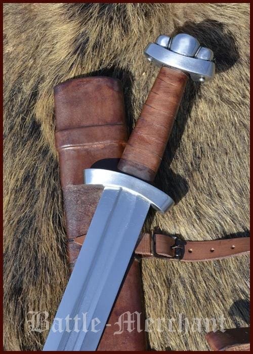 0116696606 espada vikinga Godfred con vaina, para la exposición SK-B - Espadas y Más