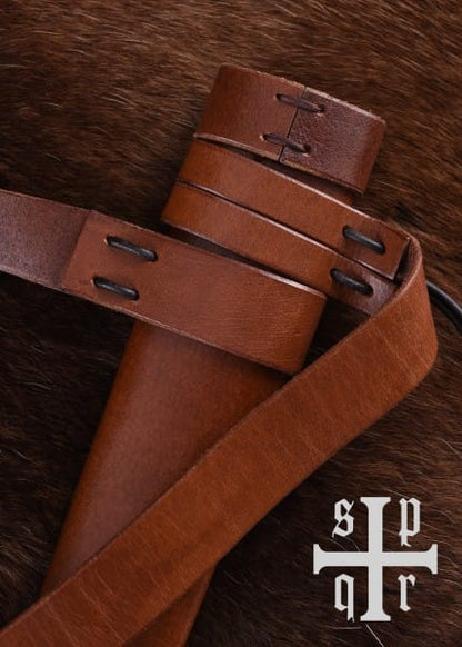 Funda de espada de cuero medieval con cinturón 0164001320 - Espadas y Más