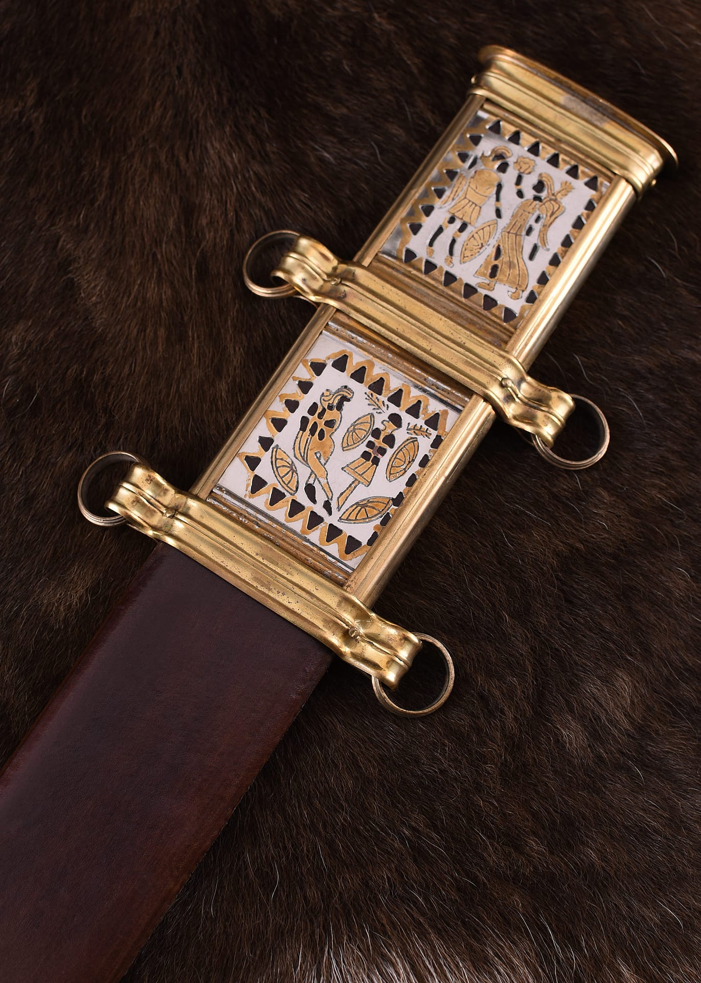 Imagen de Gladius romano tipo Pompeya con vaina, siglo I dC 0180010800 parte de nuestra colección en Espadas y más, sitio oficial.