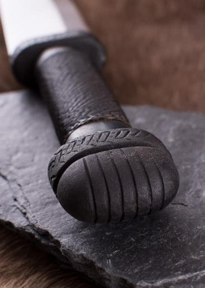 Daga larga, Saxo, Cuchillo vikingo con mango envuelto en alambre 0216314500 - Espadas y Más