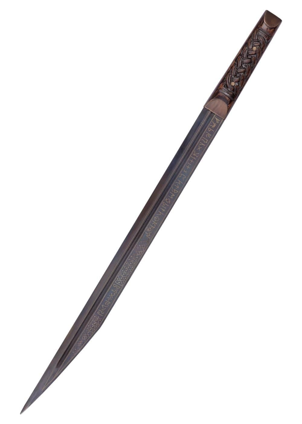 0280000300 Espada anglosajóna con incrustaciones de oro y plata - limitada - Espadas y Más