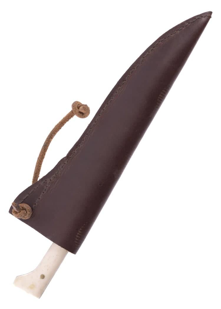 Cuchillo medieval con funda de cuero marrón 0351000300 - Espadas y Más