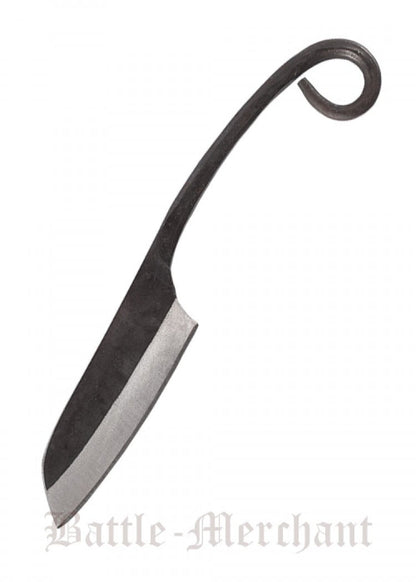 Cuchillo de hoja forjada con funda de piel de oveja 0397000007 - Espadas y Más