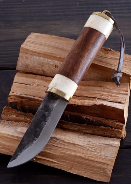 Cuchillo con mango de madera y hueso 0397005160 - Espadas y Más