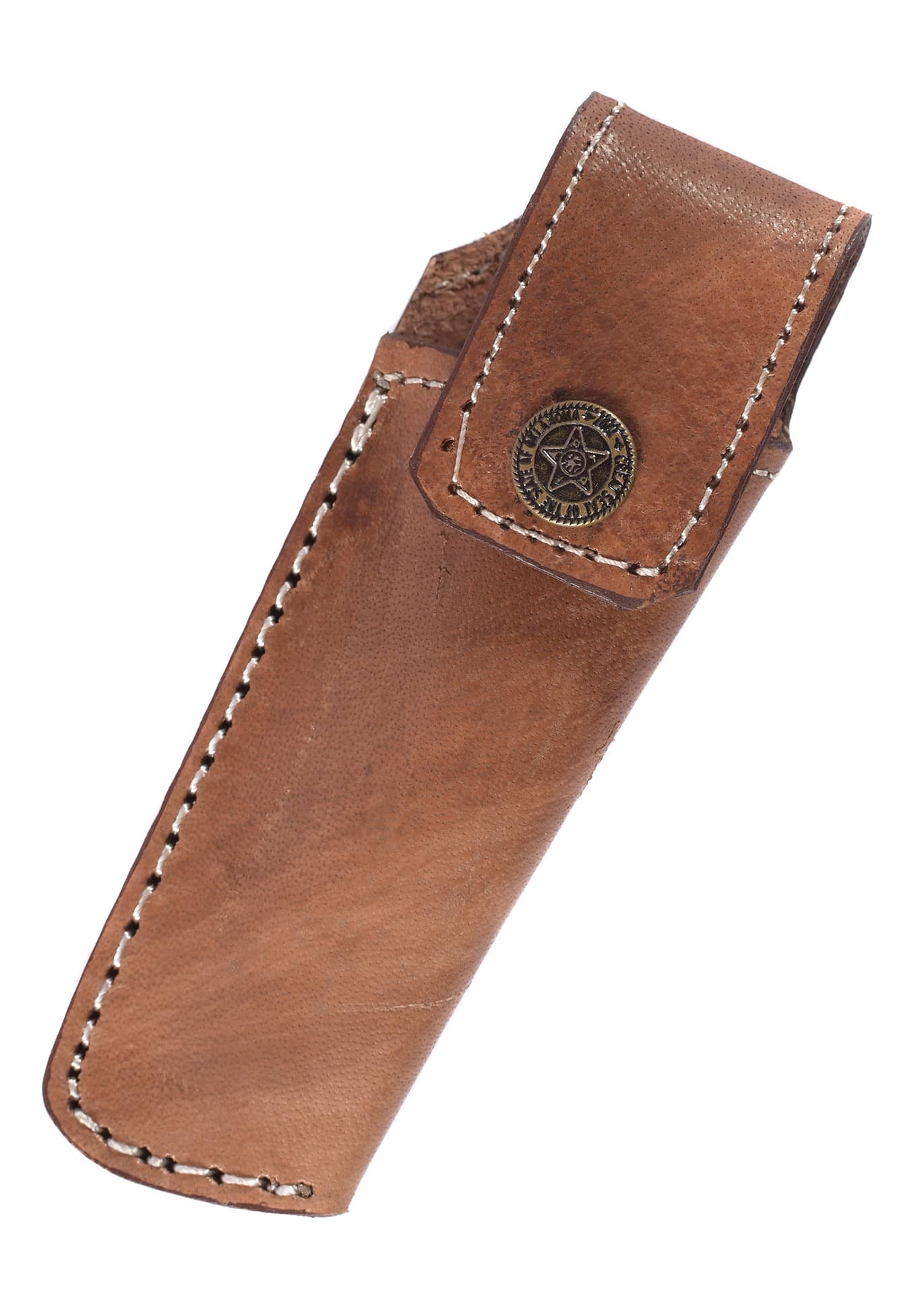 Navaja de acero 440 con funda de piel 0397016780 - Espadas y Más