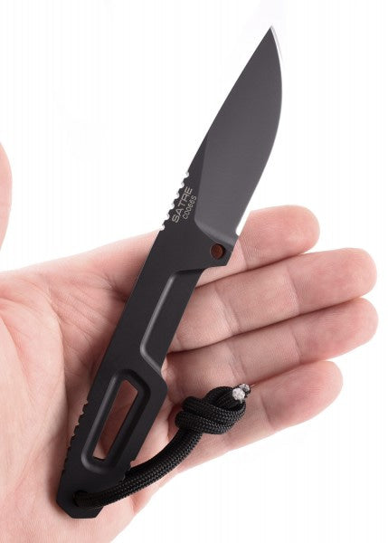 Cuchillo fijo Satre Black Extrema Ratio 04.1000.0222-BLK - Espadas y Más