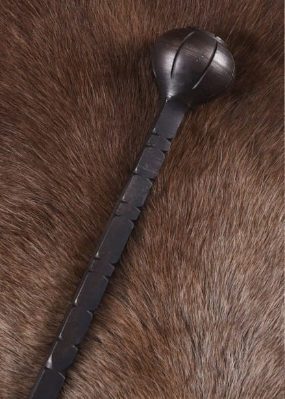 Imagen de Maza de acero con mango de cuero 0416040200 parte de nuestra colección en Espadas y más, sitio oficial.