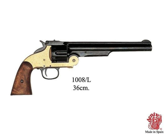 1008L Revolver Schofield cal 45 dorado - Espadas y Más