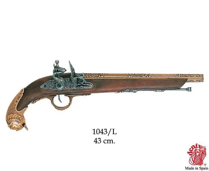 1043L Pistola de chispa alemana S XVIII - Espadas y Más