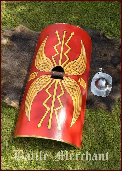 1116385302 Escudo de los legionarios romanos, umbo acero - Espadas y Más