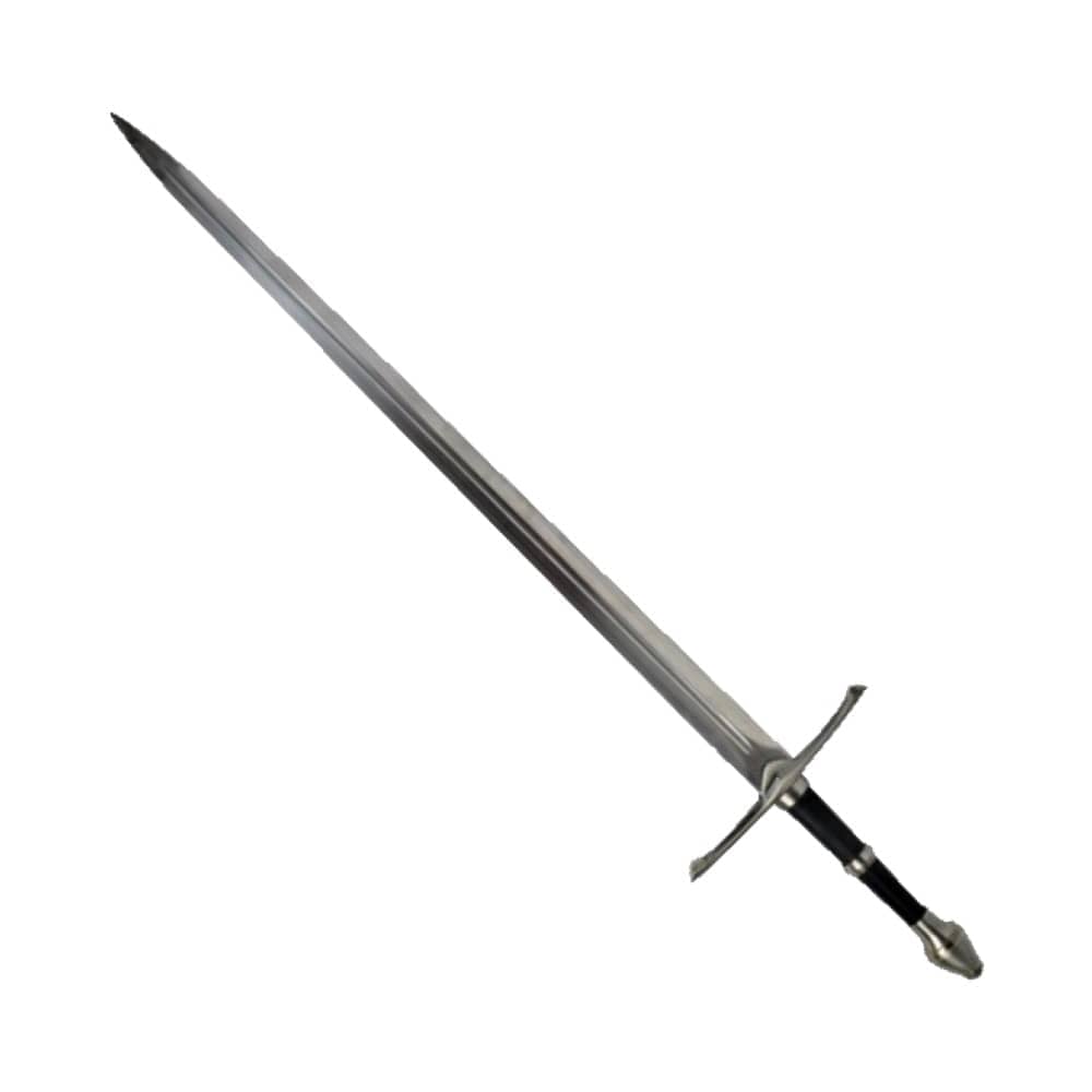 Espada Strider de Aragorn de El Señor de los Anillos desenvainada de acero inoxidable. Vendida por Espadas y más