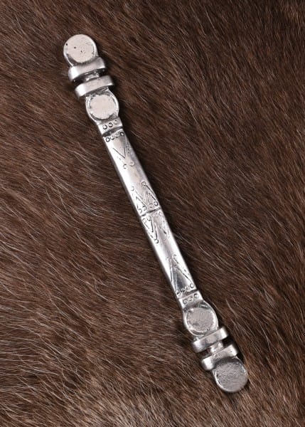Empuñadura de escudo germánico fabricada en bronce, estañada 1123090500 - Espadas y Más