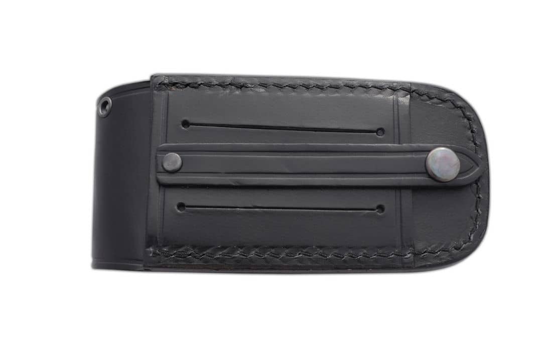 Navaja Cartago micarta negra funda piel 1219-M1 - Espadas y Más