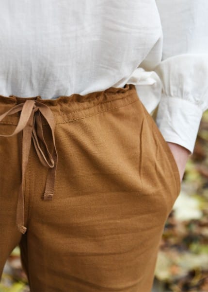 Pantalones medievales básicos Hagen, marrón beige 1280000640 - Espadas y Más